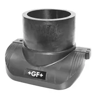 +GF+ PE100 electrofusion branch saddle for 16 Bar polythene pipes.