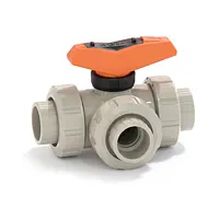 PP-H 3-Way Ball Valve Type 543 Pro
