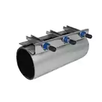 Blucast 200mm stainless steel pipe repair clamp, 16 bar.