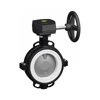 Butterfly Valve Type 044 Wafer Gearbox Ductile Iron PN16