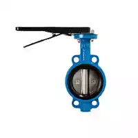 Cast iron butterfly valve with lever handle, 16 Bar.