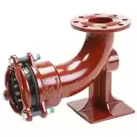 2-inch cast iron wide range reduced duckfoot restraint.