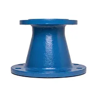Blue coated ductile iron flanged reducer FFR for water pipeline connections
