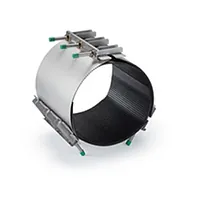 Stainless steel Triple Clamp for pipe repair, L=600mm.