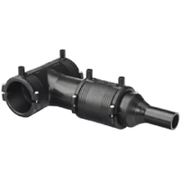 Tee reduced KIT PE100 polyethylene pipe fitting, 16 Bar.