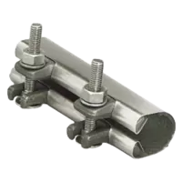 225mm stainless steel snap clamp for pipe repair and joining.