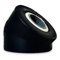Pre-insulated 45-degree metric ABS elbow for 6 Bar pipe systems.