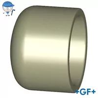 PP-H standard end cap S8.3/SDR17.6 with 16 Bar pressure rating.