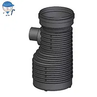 Corrugated black PE-HD Geiger Manhole.