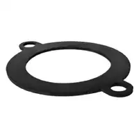 Black EPDM rubber flange gasket for 10/16 Bar pressure rating.