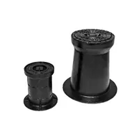 Fonta cast iron surface boxes in two different sizes.