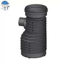 Corrugated black PE-HD Geiger Manhole.