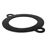 Black EPDM rubber flange gasket for 10/16 Bar pressure rating.