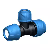 iJoint 90° Reducing-Increasing Polypropylene Tee, 16 Bar.