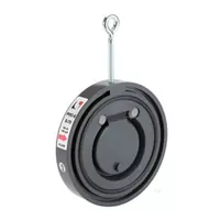 Standard PVC-U wafer check valve rated for 16 Bar.