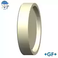 Georg Fischer S5/SDR11 PP-H Pipe End Cap, 16 Bar.