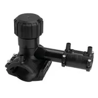 PE100 polyethylene monobloc tapping saddle kit with a 16 Bar pressure rating.