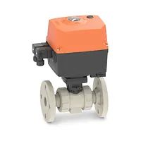 Robinet cu bilă PP-H PROGEF Tip 127 acționat electric 24V