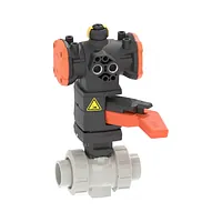 Robinet cu bilă pneumatic 546 Pro DA PVC-C
