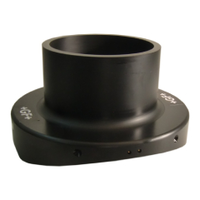 PE100 electrofusion branch saddle 315 for 16 Bar polyethylene pipe.