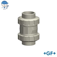 Type 562 PP-H check valve with 10 Bar pressure rating.