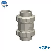 Type 561 PP-H check valve with a 10 Bar pressure rating.