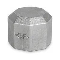 Malleable iron cap