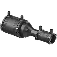 PE100 electrofusion (EF) reducer kit for 16 Bar polyethylene pipe systems.