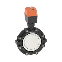 Robinet fluture Lug tip 146 cu acționare electrică 230V PVDF