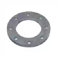 Galvanized steel metric backing flange, PN16 rated for 16 Bar.