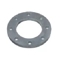 Galvanized steel metric backing flange, PN16 rated for 16 Bar.