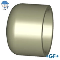 PP-H standard end cap S8.3/SDR17.6 with 16 Bar pressure rating.