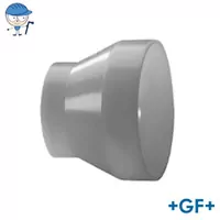 Standard PVDF reducer pipe fitting SDR33/PN10, 16 Bar.