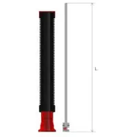 Rigid polyethylene extension spindle for 16 Bar tapping valves.