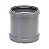 Mufă dublă PVC cu opritor SN8