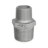 Malleable iron reducing nipple