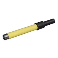 Yellow polyethylene (PE) to steel transition pipe fitting, 16 Bar.