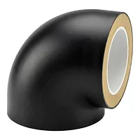 Pre-insulated 90-degree metric ABS pipe elbow, 10 Bar.