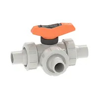 3-Way PVC-C ball valve 543 Pro