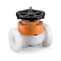Robinet cu membrană tip 317 PVDF flanșat d75-d160