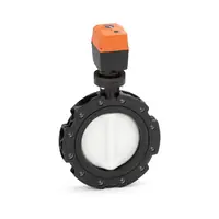 Butterfly valve 565L PVDF 24V