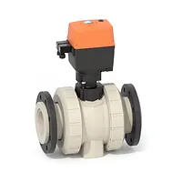 Robinet cu bilă electric PP-H Tip 180 d75-110mm 100-230V