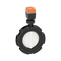 Butterfly valve 565L PVDF 24V