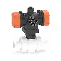 Robinet cu bilă PVDF tip 546 Pro actuator pneumatic PPA FO d20-63