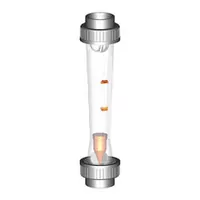 PVC-U variable area flow meter type 335 with magnet, 16 Bar.