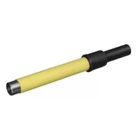 Yellow polyethylene (PE) to steel transition pipe fitting, 16 Bar.