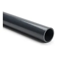 Dark grey PVC-U PN16 pressure pipes with a 16 Bar rating.