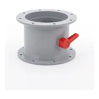 Vana cu Flanse Cu Maner PVC-U Ventilatie