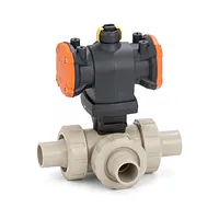 Robinet cu bilă 3 căi 543 Pro P DA pneumatic PP-H