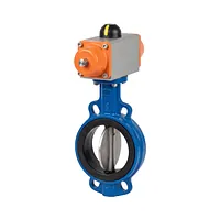 Butterfly valve type 039 FC pneumatic GGG40 d63-315 stainless disc